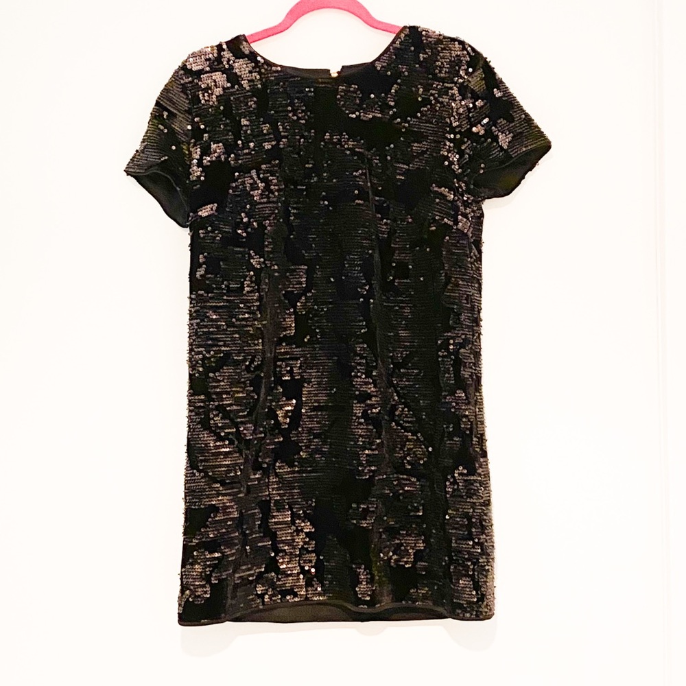 Sequin and velvet dress - medium